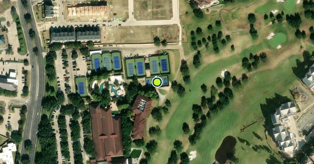 Satellite view of Irving Pickleball Courts