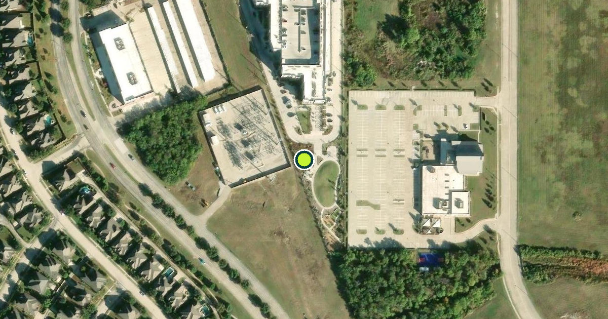 Satellite view of Irving Pickleball Courts