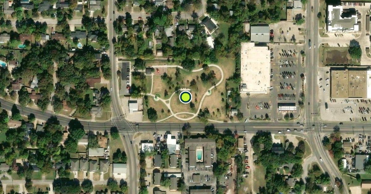 Satellite view of Irving Pickleball Courts