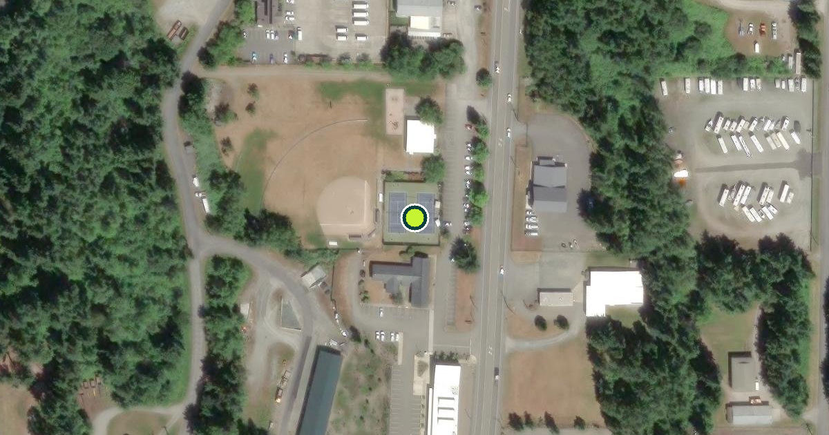 Satellite view of Island County Pickleball Courts