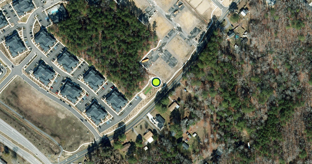 Satellite view of Isle of Wight County Pickleball Courts