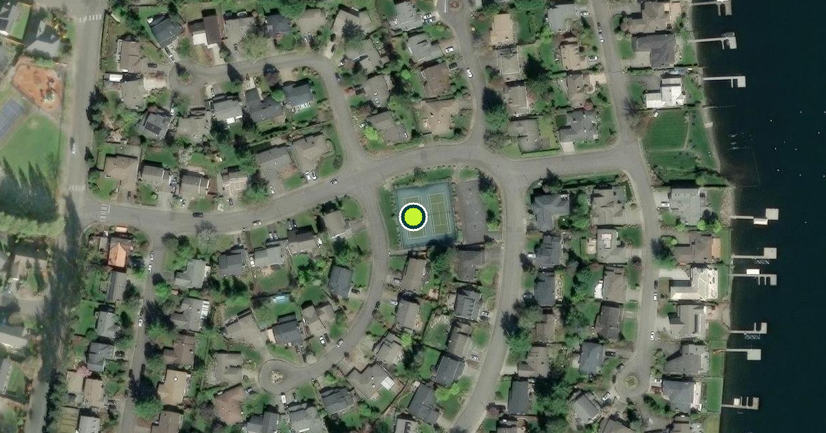 Satellite view of Issaquah Pickleball Courts