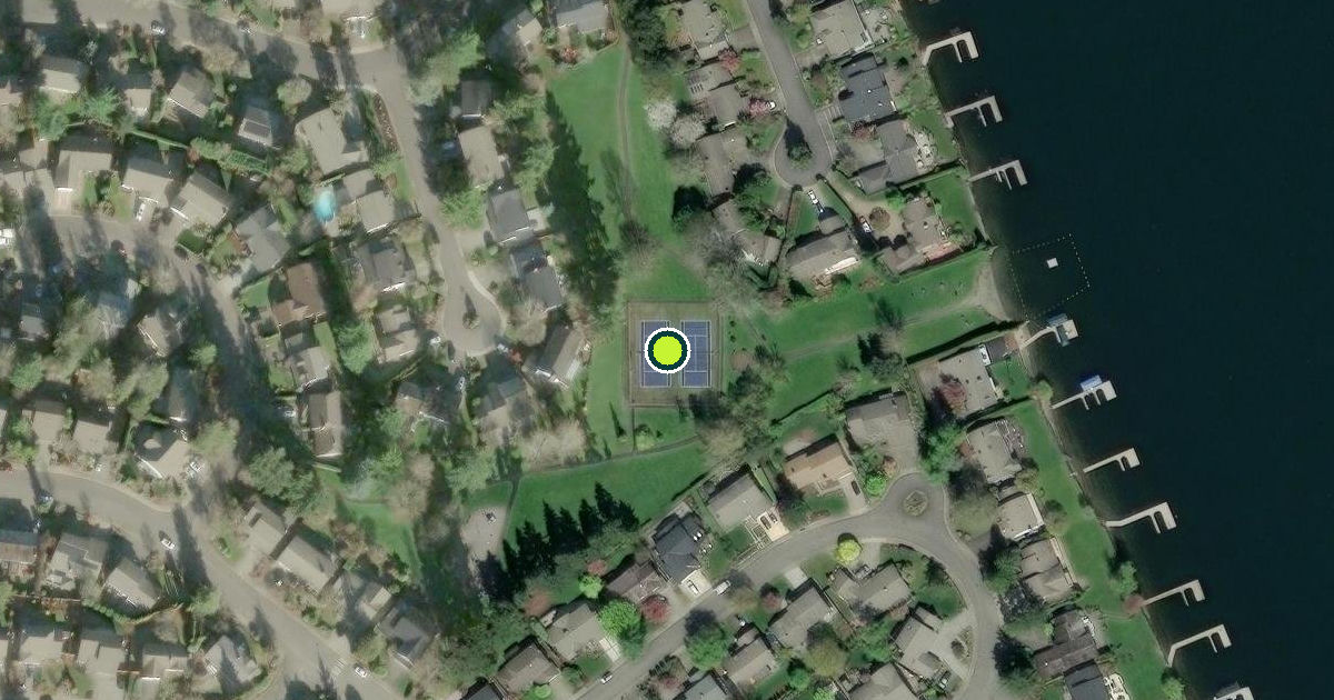Satellite view of Issaquah Pickleball Courts