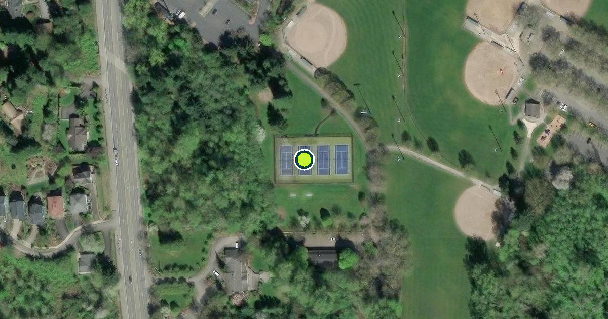 Satellite view of Issaquah Pickleball Courts