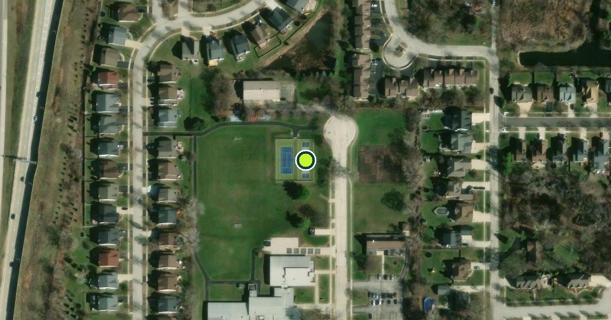Satellite view of Itasca Pickleball Courts