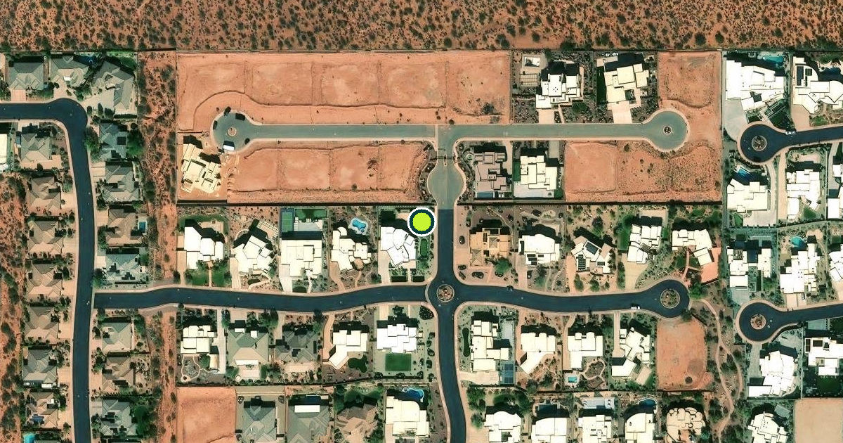 Satellite view of Ivins Pickleball Courts