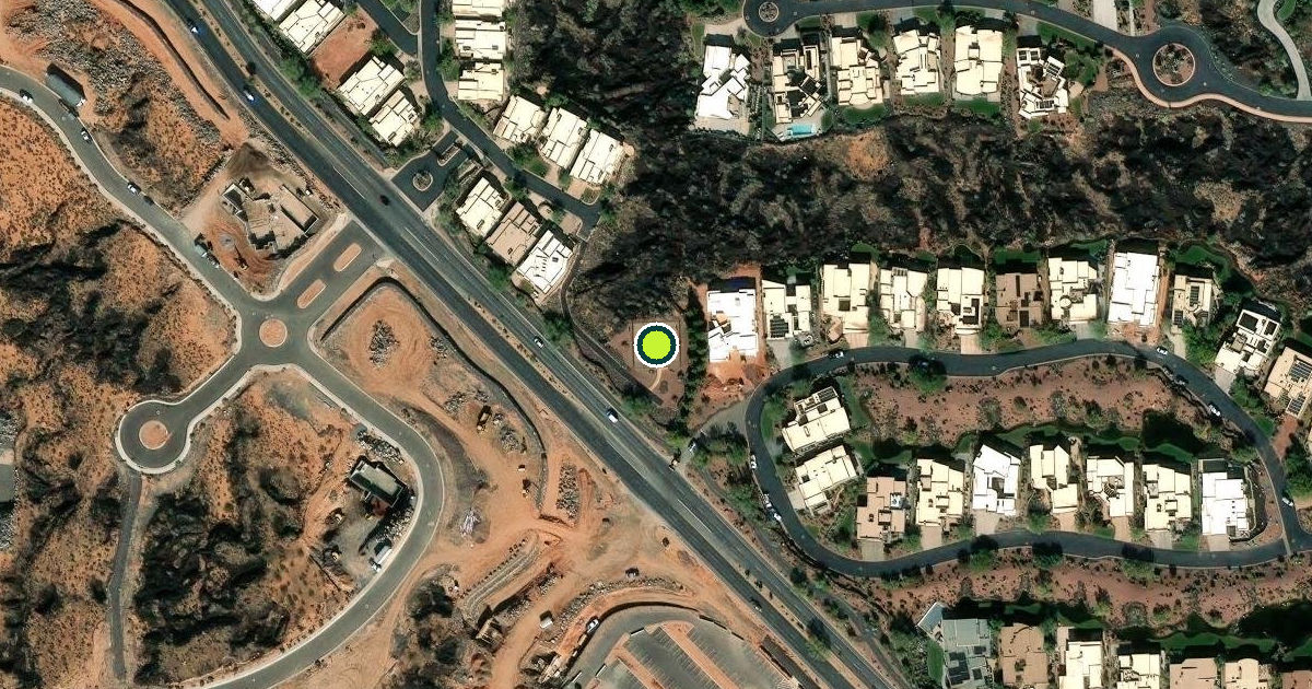Satellite view of Ivins Pickleball Courts