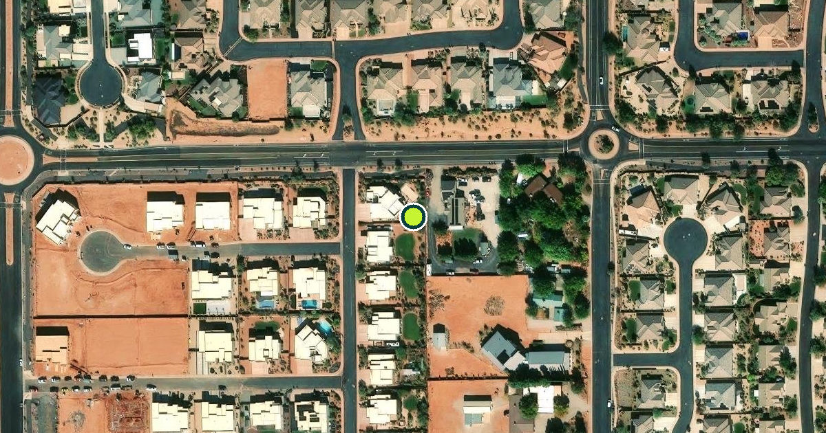 Satellite view of Ivins Pickleball Courts