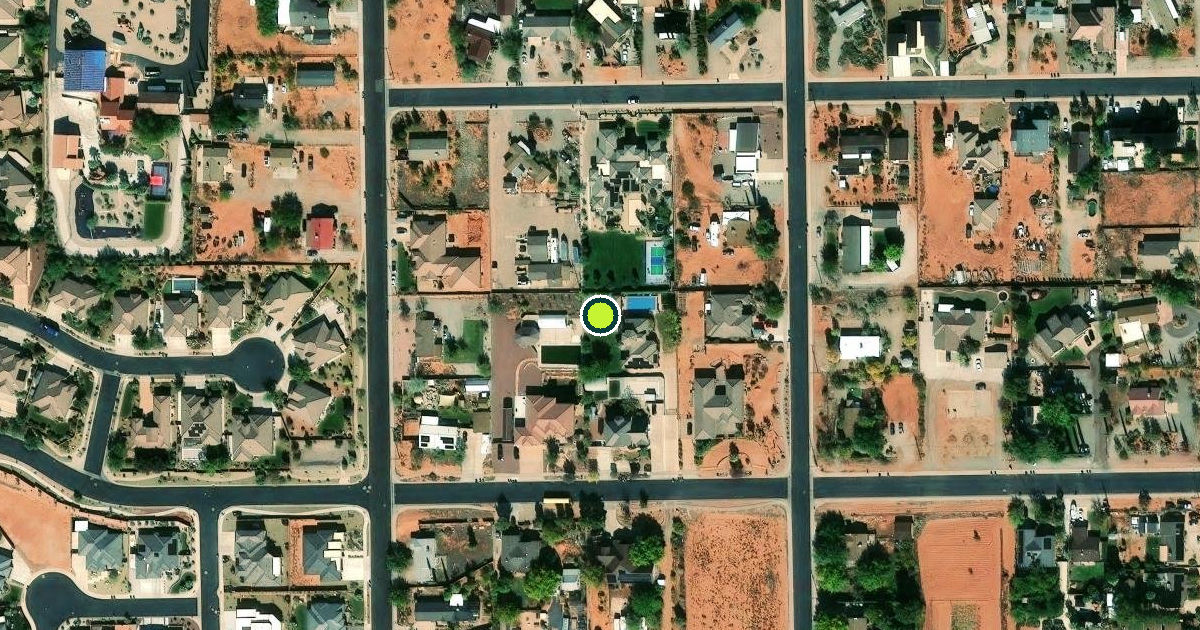 Satellite view of Ivins Pickleball Courts