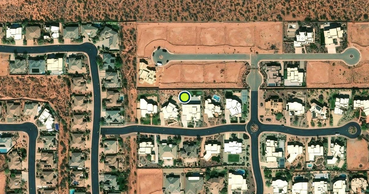 Satellite view of Ivins Pickleball Courts