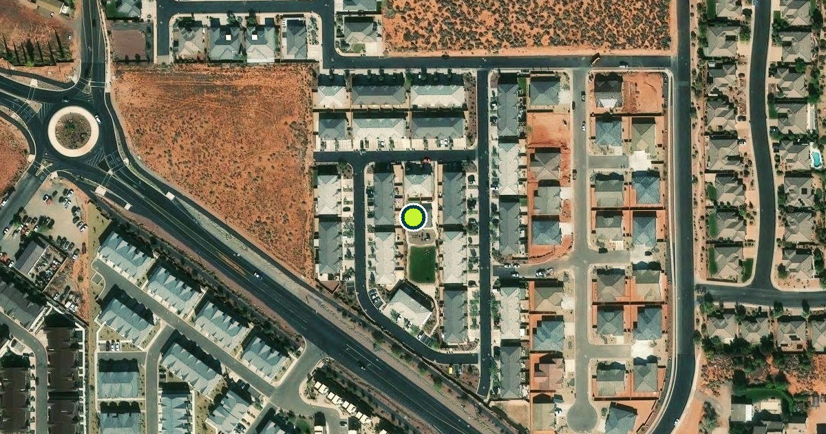 Satellite view of Ivins Pickleball Courts