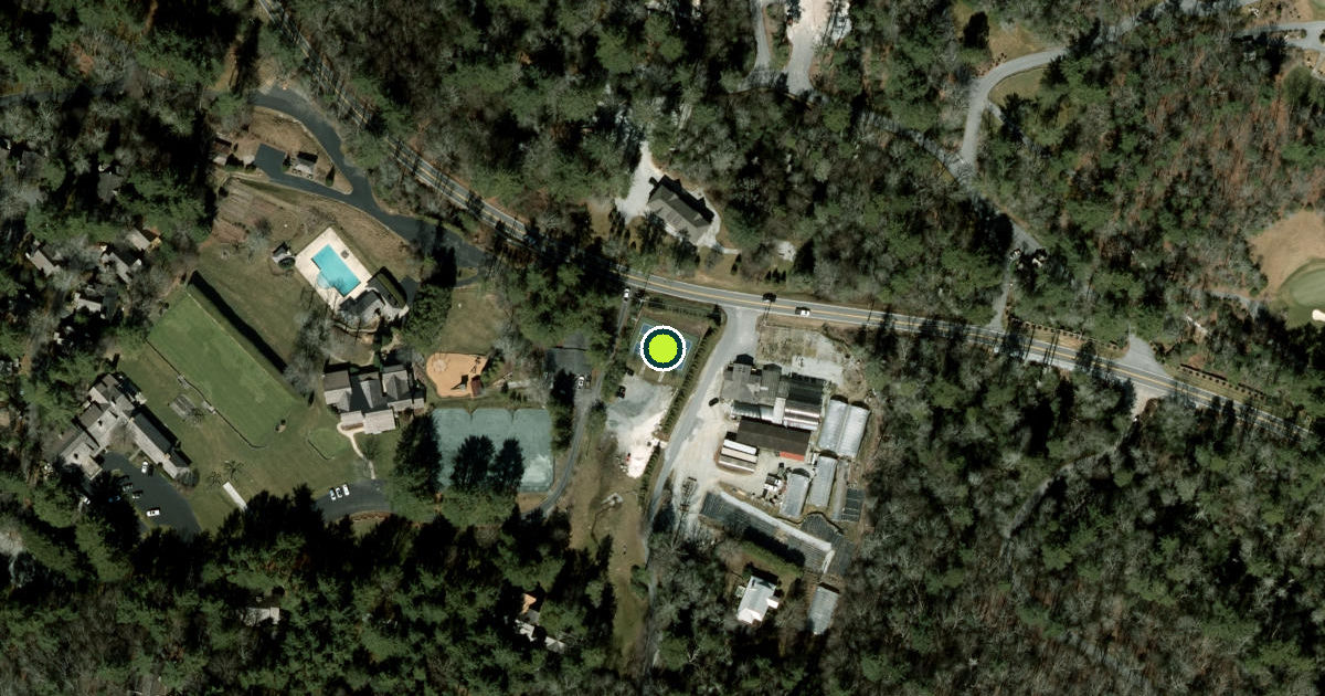 Satellite view of Jackson County Pickleball Courts