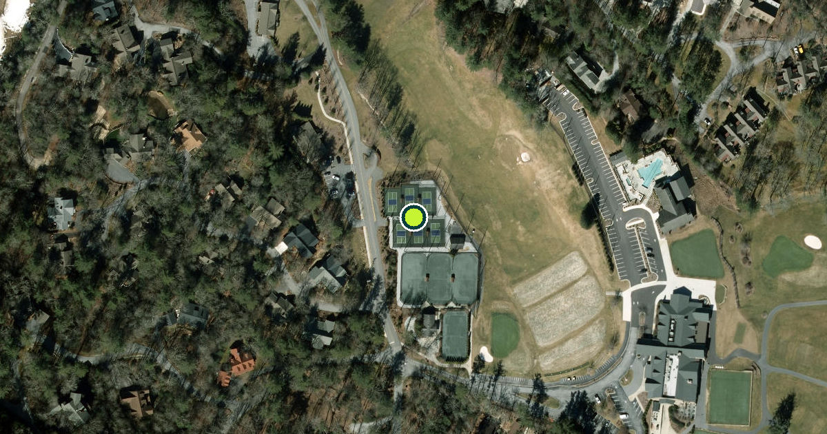 Satellite view of Jackson County Pickleball Courts