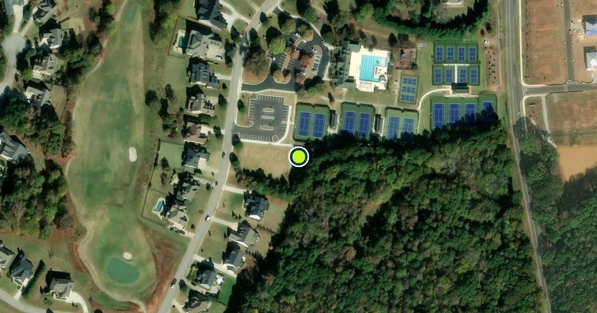 Satellite view of Jackson County Pickleball Courts