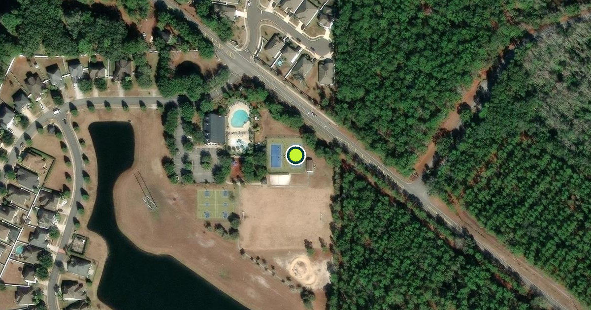 Satellite view of Jacksonville Pickleball Courts