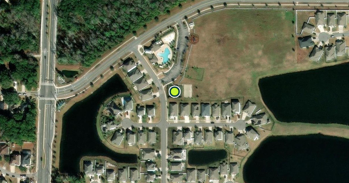 Satellite view of Jacksonville Pickleball Courts