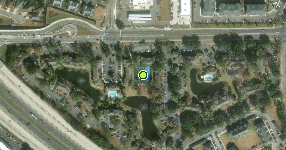 Satellite view of Jacksonville Pickleball Courts