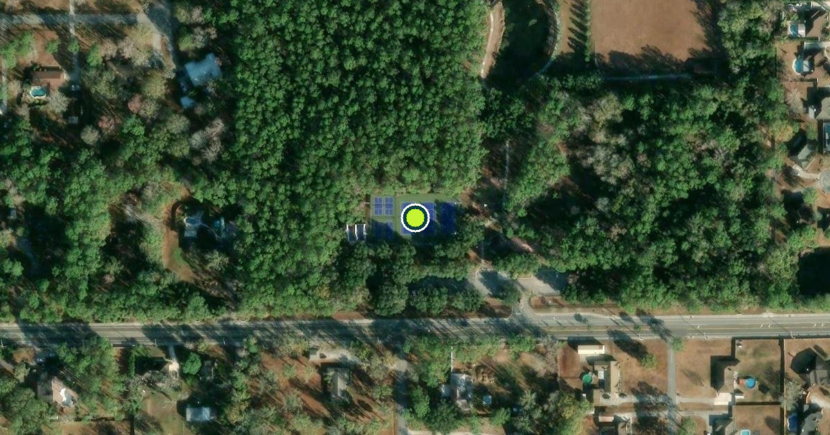 Satellite view of Jacksonville Pickleball Courts