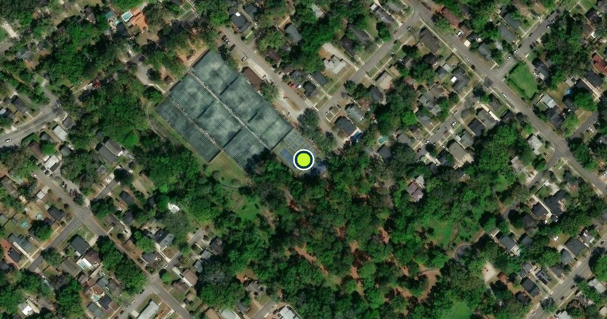 Satellite view of Jacksonville Pickleball Courts