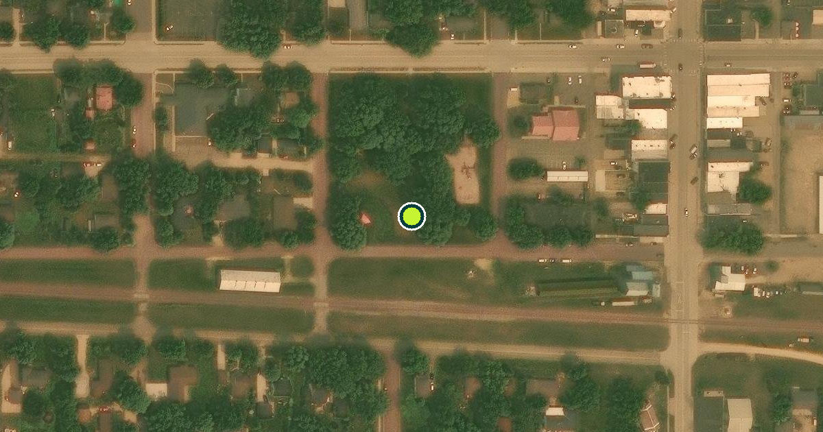 Satellite view of Janesville Pickleball Courts
