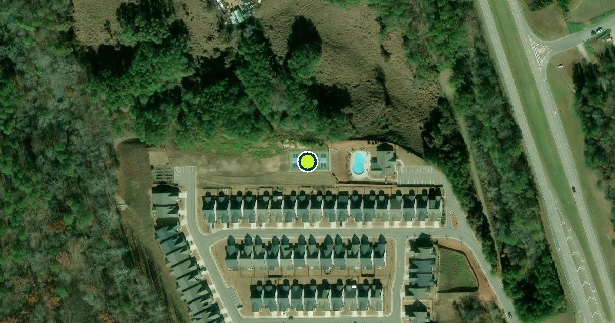 Satellite view of Jasper Pickleball Courts