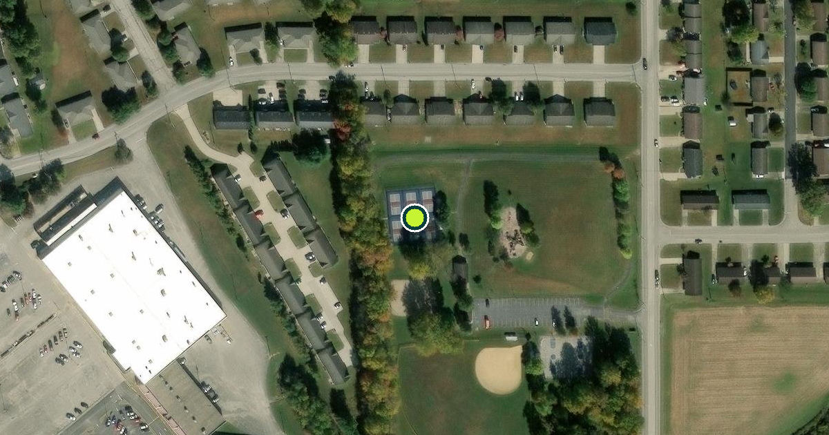 Satellite view of Jasper Pickleball Courts