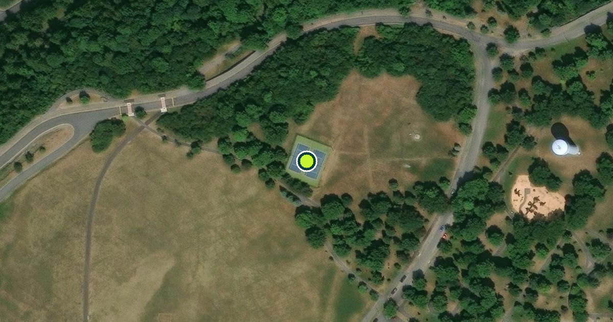 Satellite view of Jefferson County Pickleball Courts