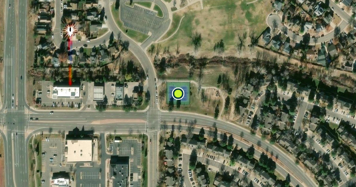 Satellite view of Jefferson County Pickleball Courts