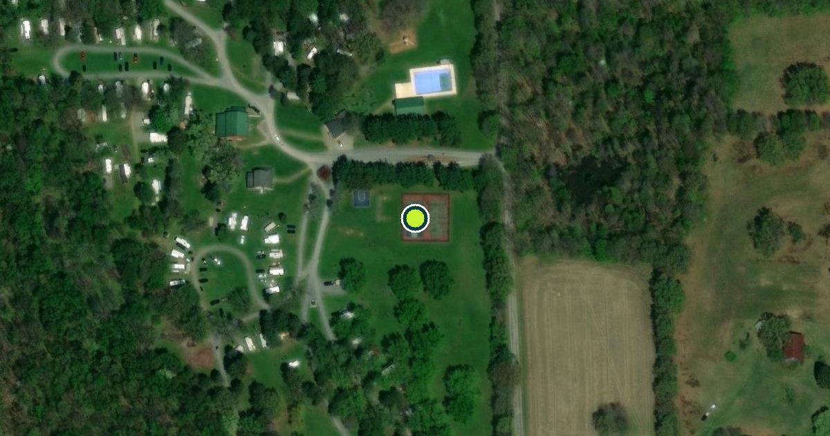 Satellite view of Jefferson Township Pickleball Courts