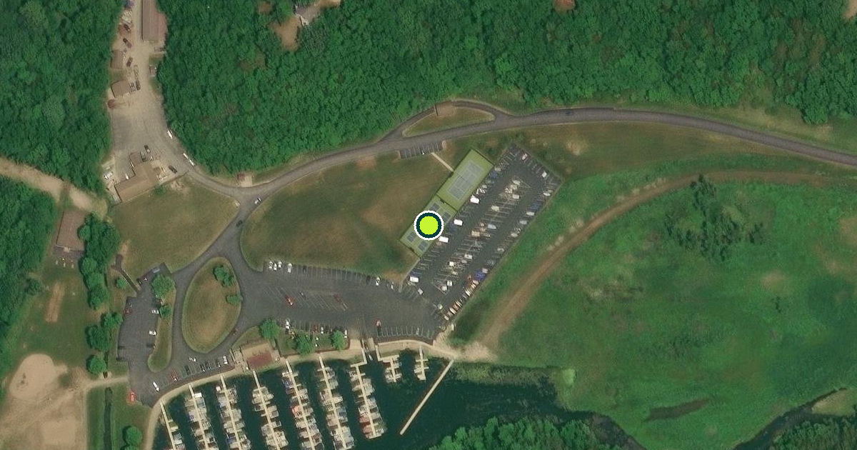 Satellite view of Jo Daviess County Pickleball Courts