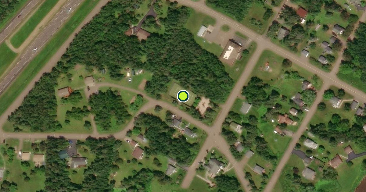 Satellite view of John Geist Tennis/Pickleball Court