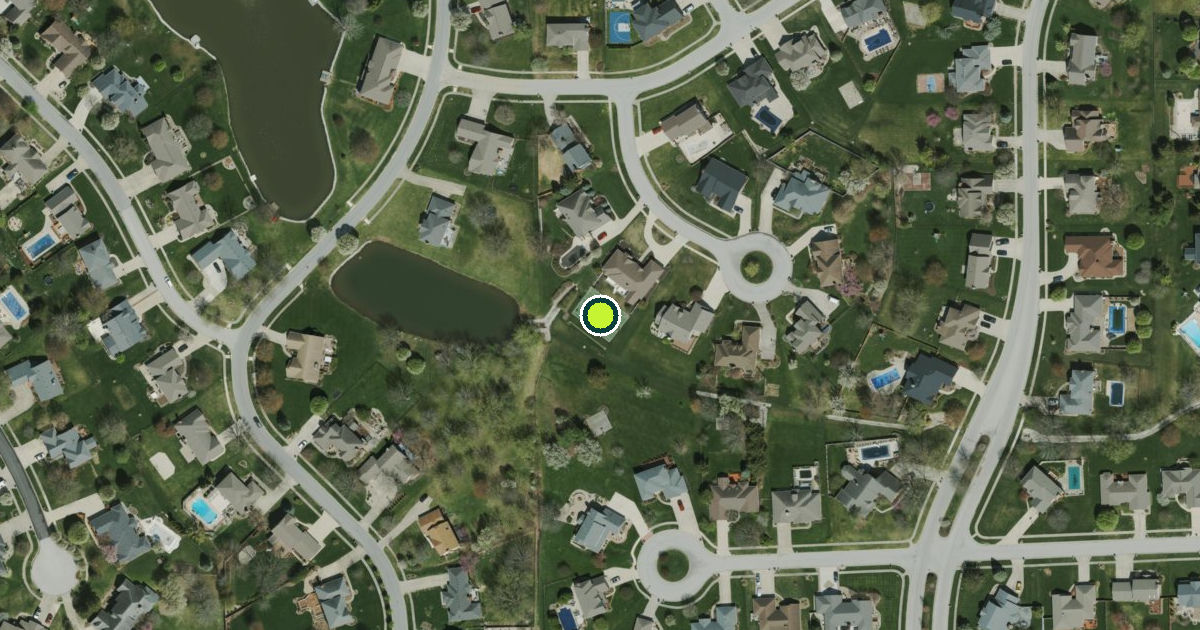 Satellite view of Johnson County Pickleball Courts