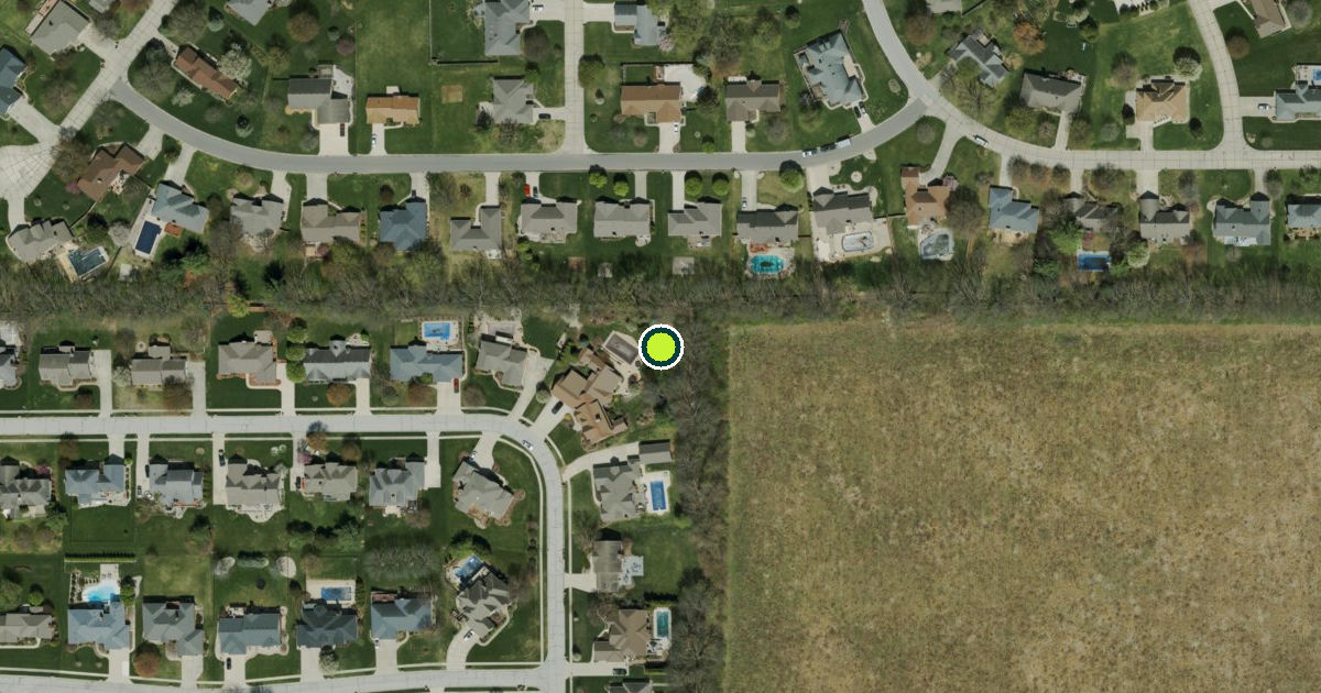 Satellite view of Johnson County Pickleball Courts