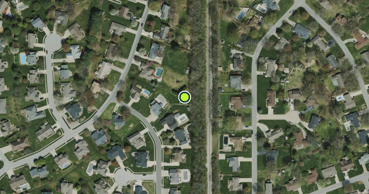 Satellite view of Johnson County Pickleball Courts