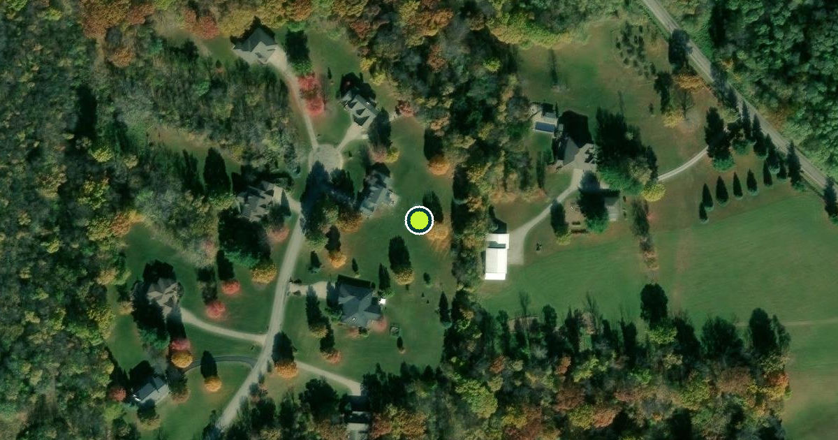 Satellite view of Johnson County Pickleball Courts