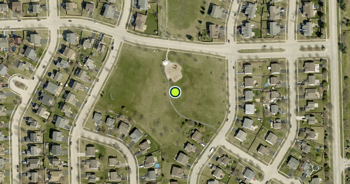 Satellite view of Joliet Pickleball Courts
