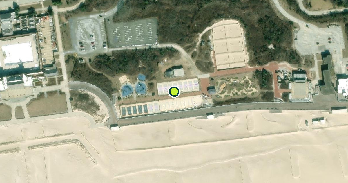 Satellite view of Jones Beach State Park Pickleball Courts