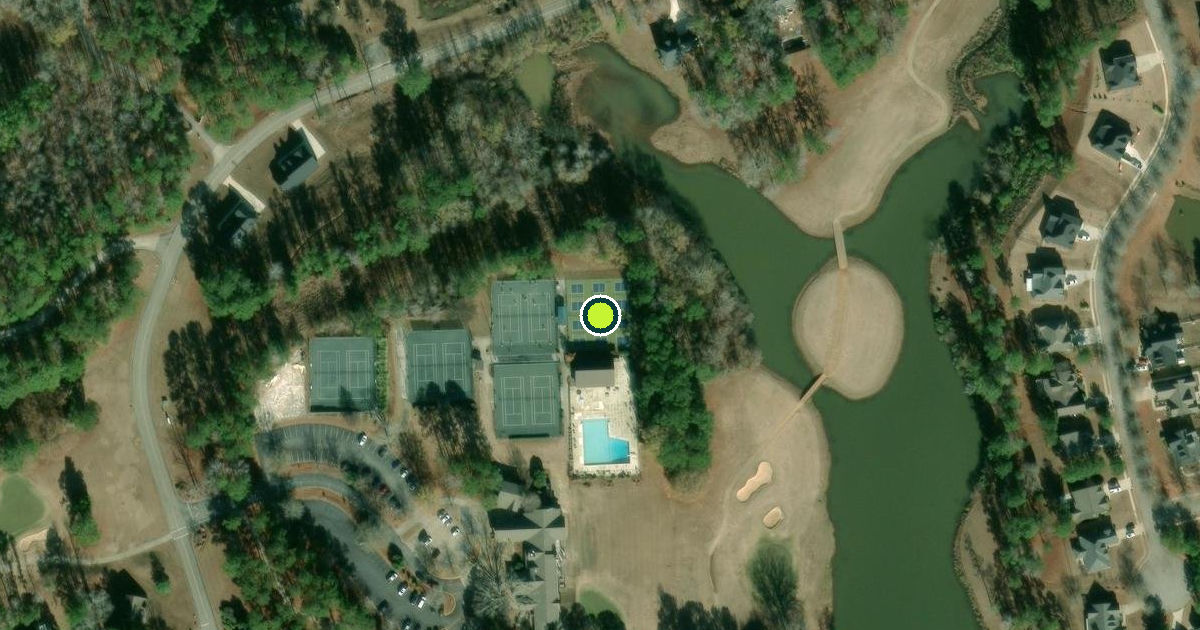 Satellite view of Jones County Pickleball Courts