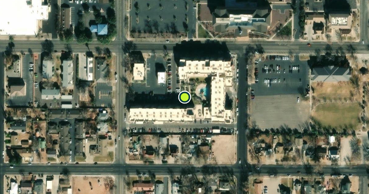 Satellite view of Joule Plaza Pickleball