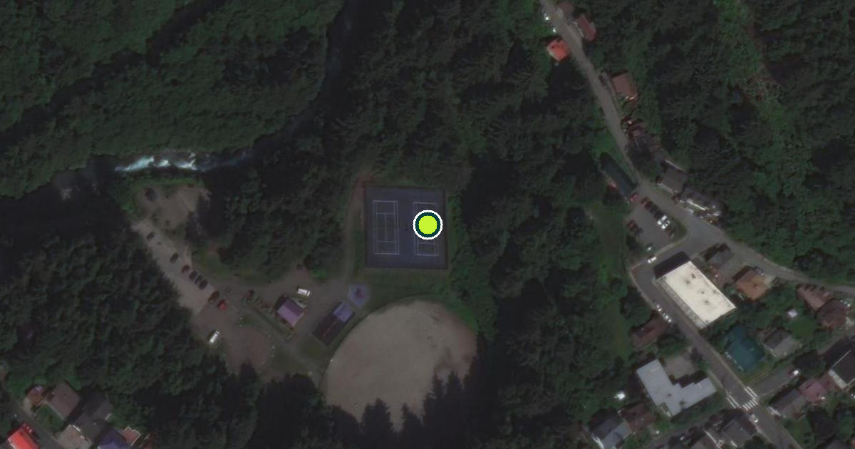 Satellite view of Juneau Pickleball Courts