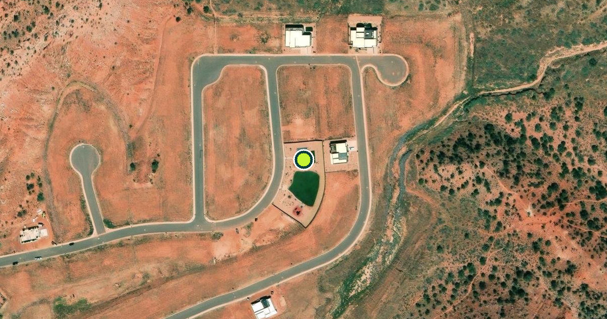Satellite view of Kanab Pickleball Courts