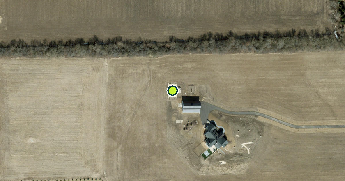 Satellite view of Kane County Pickleball Courts