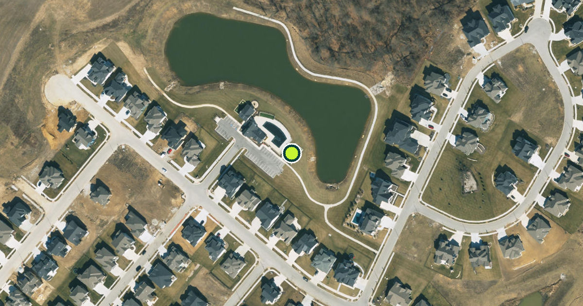 Satellite view of Kansas City Pickleball Courts