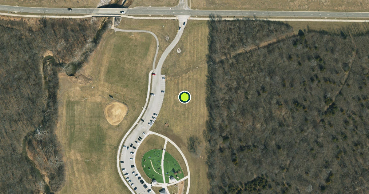 Satellite view of Kansas City Pickleball Courts