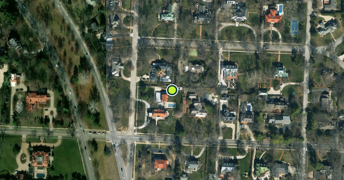 Satellite view of Kansas City Pickleball Courts
