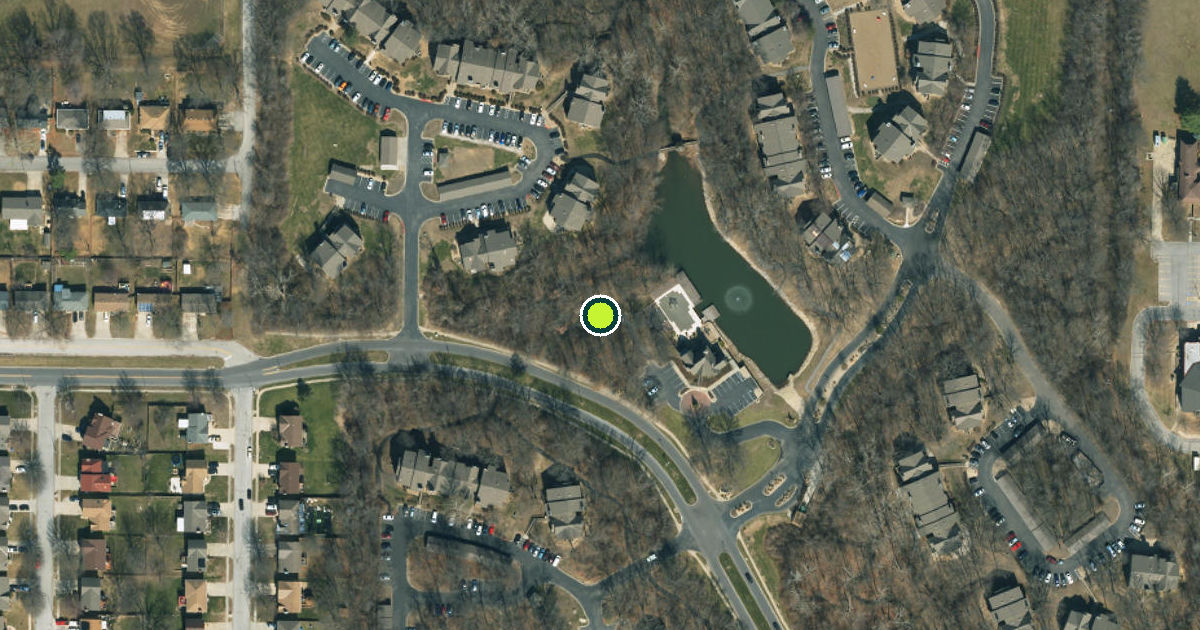 Satellite view of Kansas City Pickleball Courts