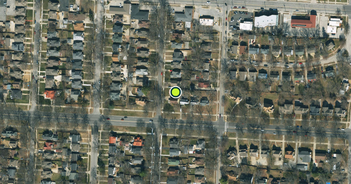 Satellite view of Kansas City Pickleball Courts