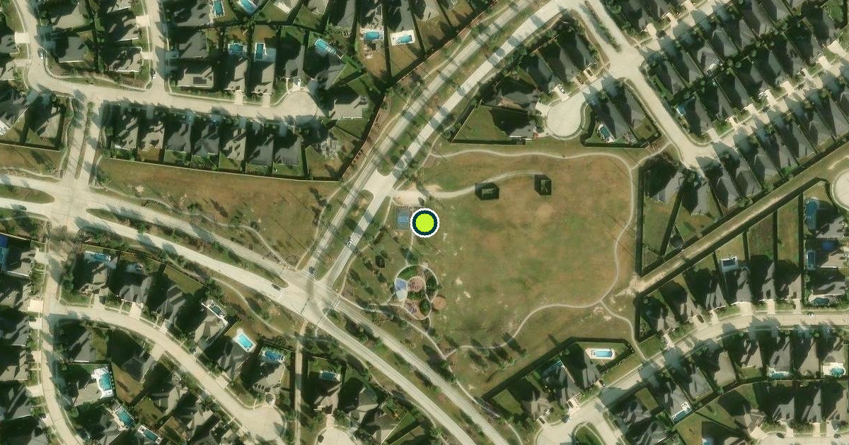 Satellite view of Katy Pickleball Courts