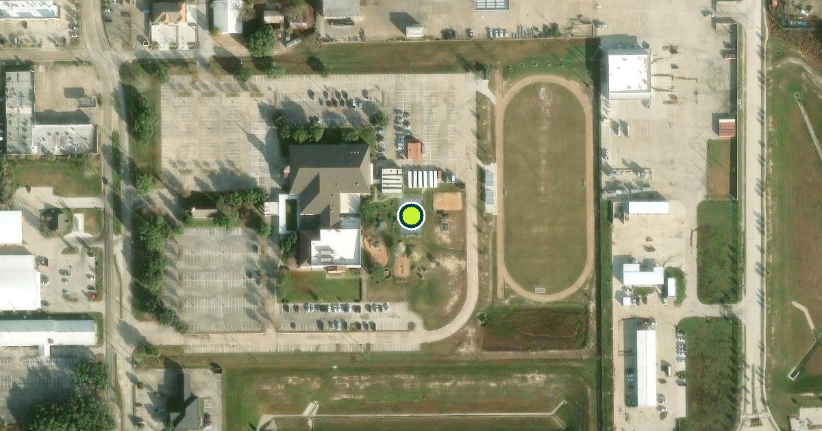 Satellite view of Katy Pickleball Courts