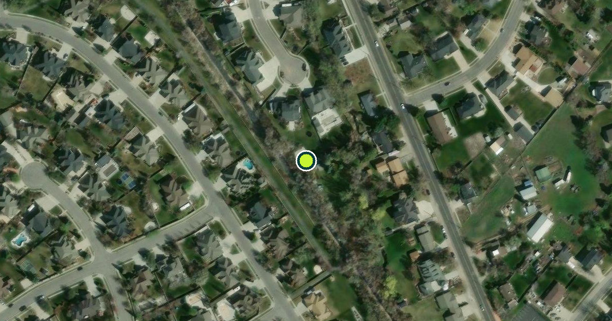 Satellite view of Kaysville Pickleball Courts